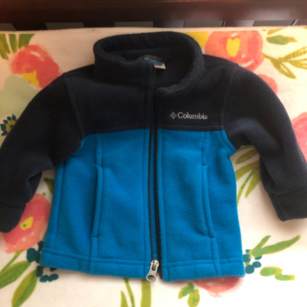 Baby Columbia Fleece Jacket 3-6 month blue